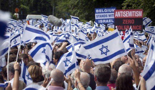 Bei den vielen Protestaktionen in Europa gegen den Gaza-Krieg blieben judenfeindliche Parolen aus. Foto:AP