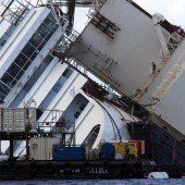 Das Costa-Wrack tritt seine letzte Reise an