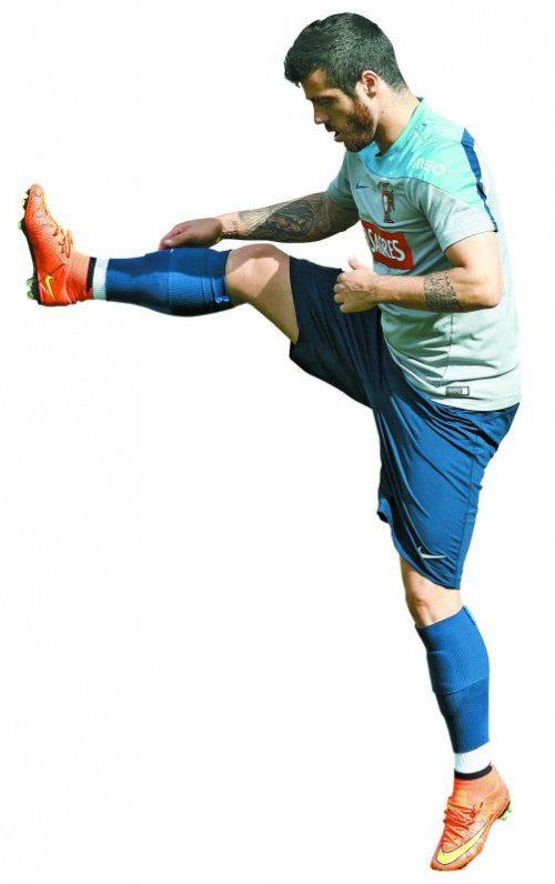 Der portugiesische WM-Teilnehmer Vieirinha ist zurück im Wolfsburger Training. Foto: epa