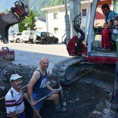 Gemeinsame Wasserleitung für alle Brazer