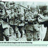 Vor 100 Jahren: Der Erste Weltkrieg