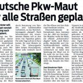Straßenmaut Deutschland