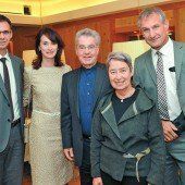 Wallner begrüßte Heinz Fischer in Vorarlberg