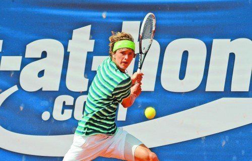 Ein 17-Jähriger ist der Überraschungsmann in Hamburg: Alexander Zverev trifft im Halbfinale auf den topgesetzten David Ferrer. Foto: gepa