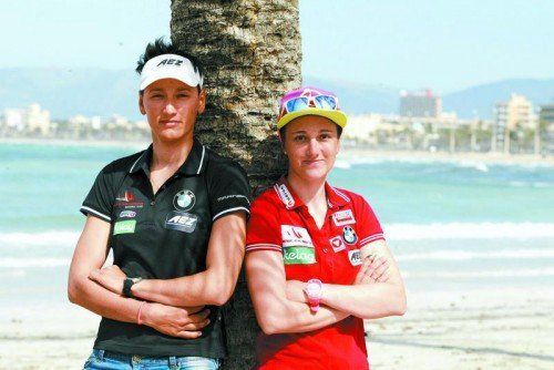 EM-Titel vor Athen: Lara Vadlau und Jolanta Ogar. Foto: gepa