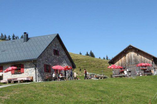 Familie Sprenger ist im Sommer auf der Hohen Kugel. Foto: Kathan