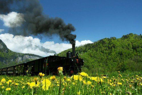 Fest für Eisenbahnfreunde im Bregenzerwald. Foto: Berchtold