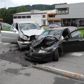 Frontalunfall in Frastanz