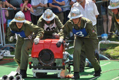 In Egg-Großdorf findet dieses Wochenende das Bezirksfeuerwehrfest statt. Kann die Feuerwehr Egg-Großdorf den Titel verteidigen? Heute finden die Bewerbe statt. foto: veranstalter