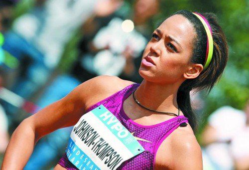 In Glasgow war sie Favoritin: Katarina Johnson-Thompson. Foto: gepa