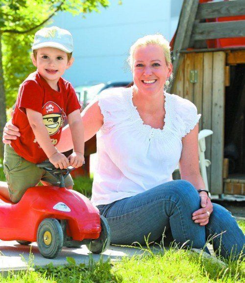 Klaudia Safarik (39) leitet die Geschicke der KIPA Kinderbetreuung im Interpark Focus Röthis. Foto: vn/hofmeister