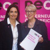 Pinker Wahlkampfstart