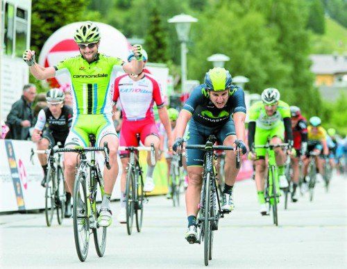 Mit einem Sieg von Gatto (l.) endete der Sprint in Matrei. Foto: gepa