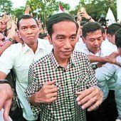 Knappe Wahl in Indonesien