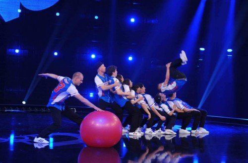 Prodigyy bei ihrem Auftritt bei „Got to Dance“ auf ProSieben. Foto VN/FRK Dance School and Academy