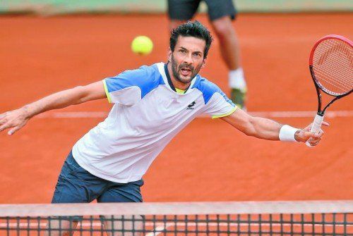 Schnelles Aus beim Heimturnier in Kitzbühel: Julian Knowle verlor mit Oliver Marach in Runde eins. Foto: gepa