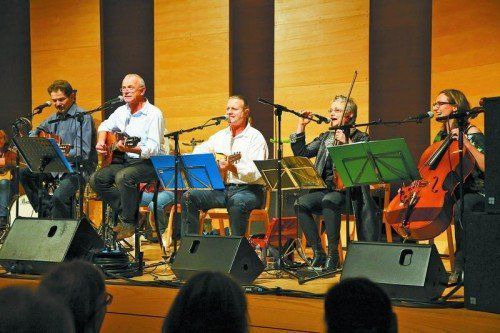 „Stemmeisen & Zündschnur“ beim Abschiedskonzert in Schwarzenberg.  Foto: VN/Hofmeister