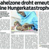 Sahelzone droht erneut eine Hungerkatastrophe