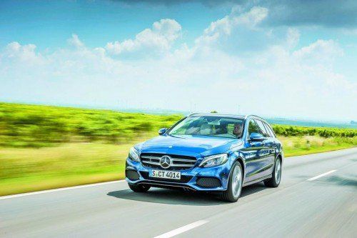 Weniger aufs Größen- als auf Klassen-Wachstum hat sich Mercedes auch beim T-Modell konzentriert. Fotos: Werk