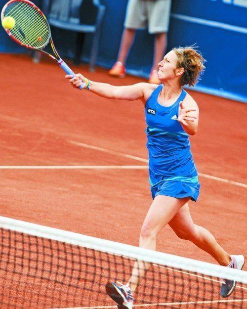 Yvonne Meusburger versäumte in Bad Gastein erstmals das Viertelfinale. Foto: gepa