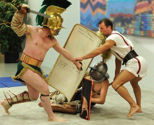 Am Samstag und Sonntag findet im Landesmuseum Liechtenstein das letzte Römer-Wochenende zur Ausstellung „Gladiatoren und Kolosseum“ mit verschiedenen Attraktionen für Groß und Klein statt. foto: landesmuseum