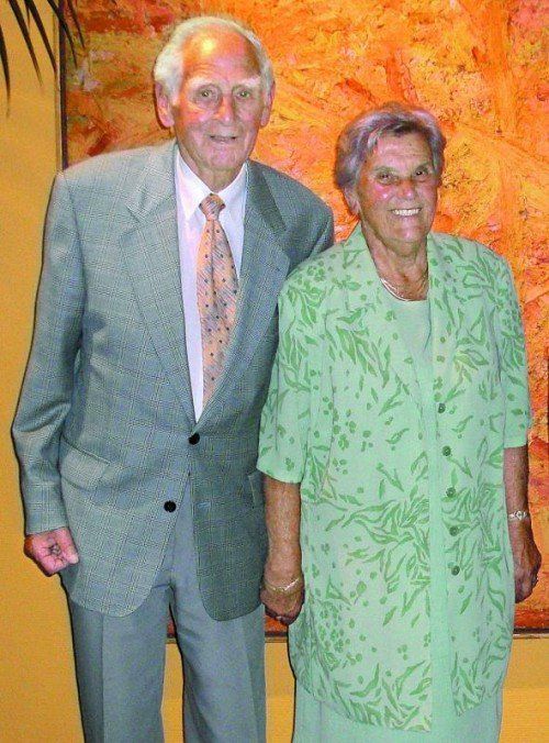 Auch nach 65 Jahren Ehe sind die beiden noch ein Herz und eine Seele.
fotos: privat