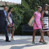 Ab in den Urlaub: Die Obamas machen Ferien