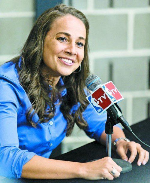 Becky Hammon unterstützt die San Antonio Spurs. Foto: ap