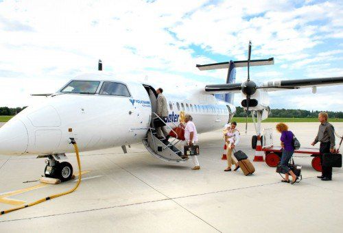 Der Pünktlichkeitsvergleich unter den Airlines attestiert der InterSky beste Werte. Foto: Intersky