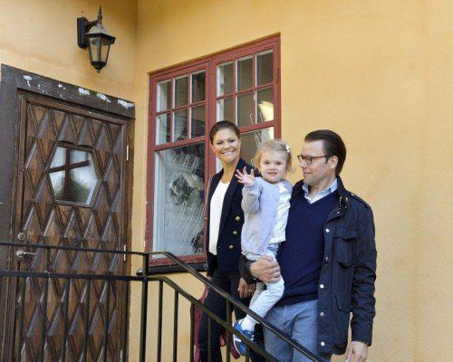 Erster Kindergartentag für Schwedens Prinzessin Estelle. Foto: EPA