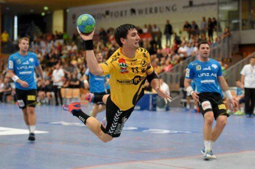 Filip Gavranovic und Co. feierten einen 41:27-Heimsieg. Foto: gepa