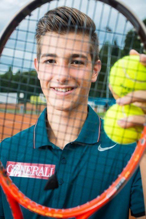Gabriel Pfanner machte mit dem Staatsmeistertitel bei den Unter-16-Jährigen von sich reden. Foto: VN/Steurer