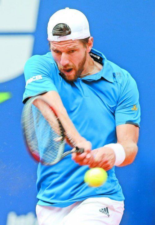Jürgen Melzer: Gegen Jack Sock auf verlorenem Posten. Foto: gepa