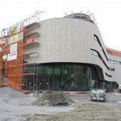 Bau von Montforthaus im Endspurt
