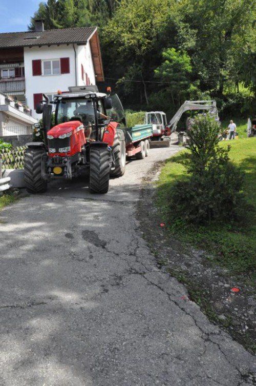 Letzte Woche starteten die Arbeiten in der Röslegasse. Foto: Welte