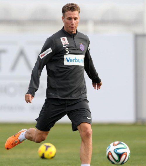 Lukas Rotpuller spielt wieder für Austria Wien. Foto: gepa