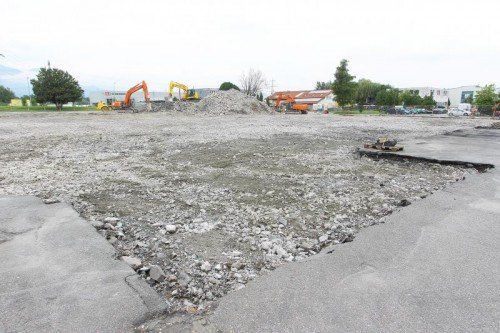 Mit den Vorarbeiten wurde begonnen. Foto: VN/Hofmeister