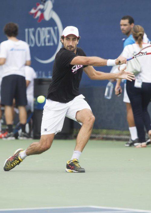 NEW YORK CITY,NEW YORK,USA,23.AUG.14 - TENNIS - ATP World Tour, US Open 2014, Grand Slam, Flushing Meadows. Training. Image shows Philipp Oswald (AUT).
Photo: GEPA pictures/ Matthias Hauer