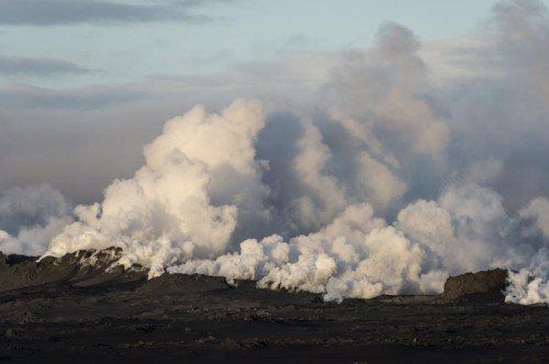 Seit Mitte August brodelt es am Vulkan Bárdarbunga auf Island.  Foto: Reuters