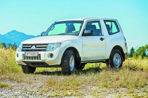 Sondermodell des Pajero: puristischer Geländewagenklassiker. Fotos: VN/Steurer