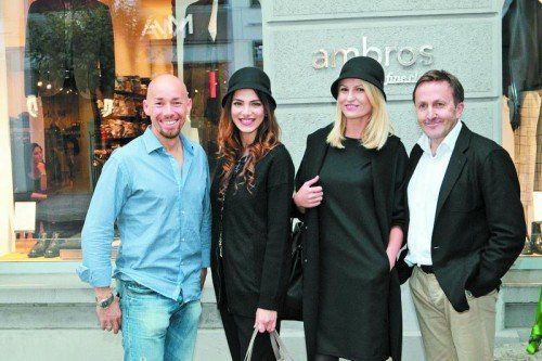 V. l.: Johannes Sturn (Team aGentur), Amina Dagi, Sabina Radovic und Ambros Mayer. Fotos: ame