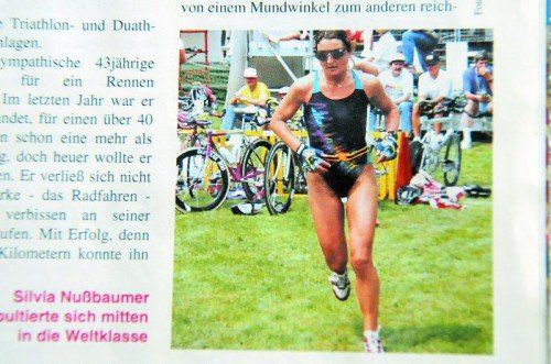 VN-Bericht über Silvia Nussbaumer aus dem Jahr 1998.