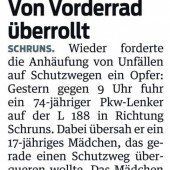Verkehrsunfall in Schruns am 13. 12. 2013