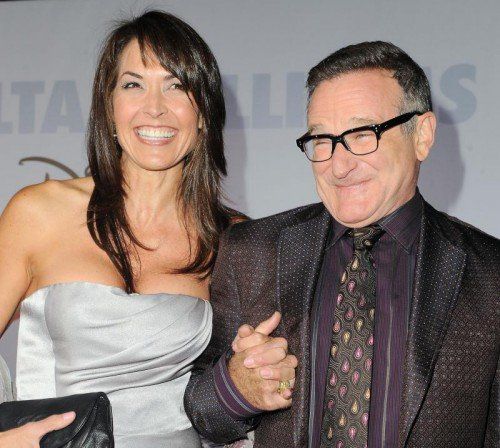 Williams mit seiner Ehefrau Susan Schneider im Jahr 2009. Foto: AP