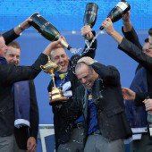 Europas Golfer gelang Hattrick