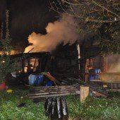 Riedhütte wurde ein Raub der Flammen