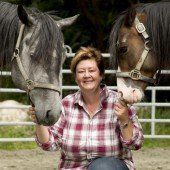 Eine pferdeverrückte Frau