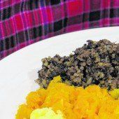Traditionelles Essen „Haggis“