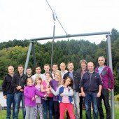 Lehrlinge bauen neue Seilbahn