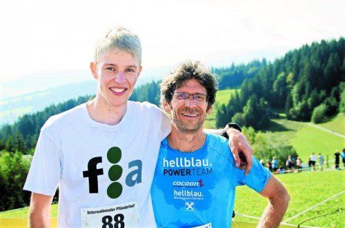 Jakob Mayer (l.) gewann vor Stefan Keckeis. Foto: obwexer